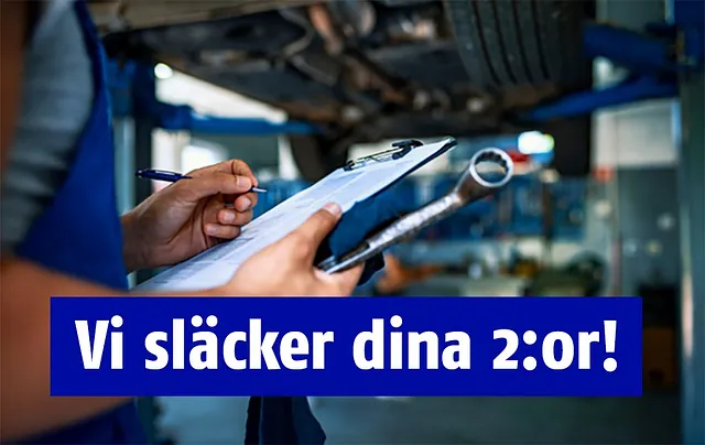 Autoexperten åtgärdar och släcker 2 or