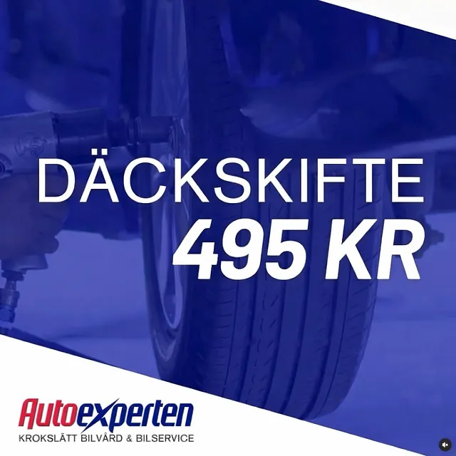 Däckbyte hus autoexperten 495 kr